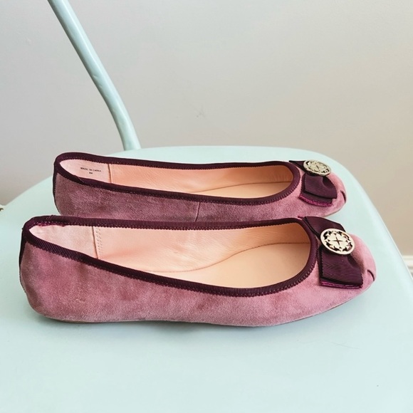 New KATE SPADE Fontana Ballet Flats W8 in Deep Rose - Picture 4 of 8